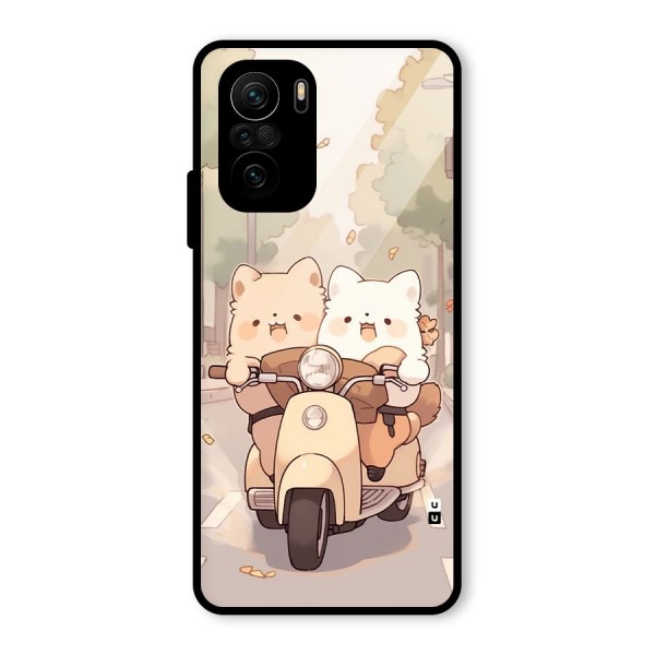 Cute Riders Glass Back Case for Mi 11x