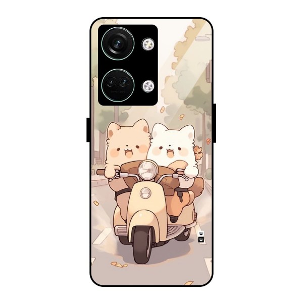 Cute Riders Glass Back Case for Oneplus Nord 3
