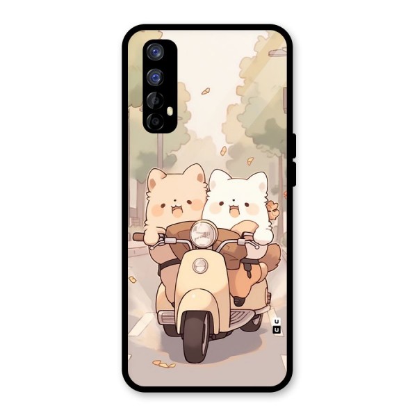 Cute Riders Glass Back Case for Realme 7