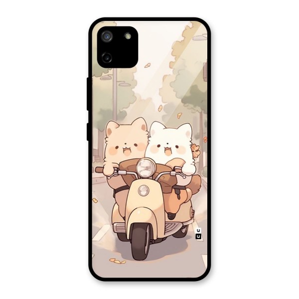 Cute Riders Glass Back Case for Realme C11