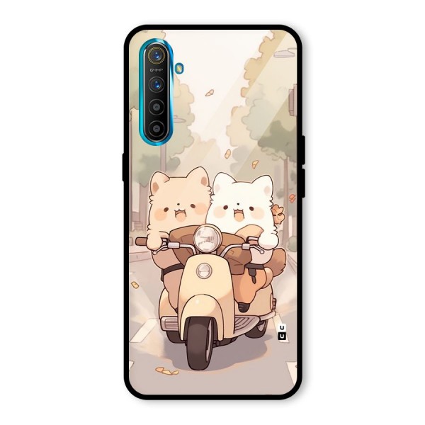 Cute Riders Glass Back Case for Realme X2