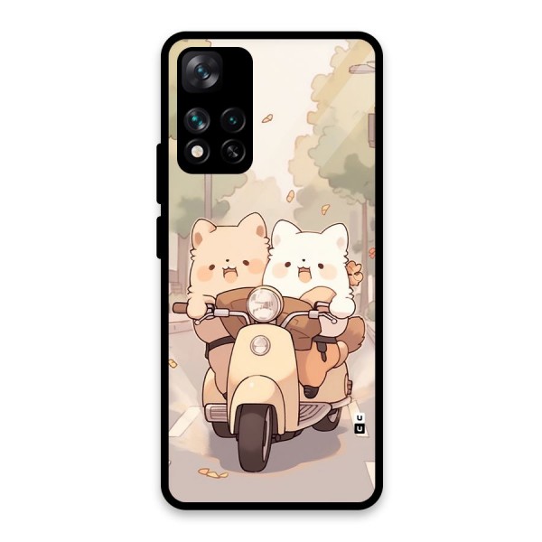 Cute Riders Glass Back Case for Xiaomi 11i 5G