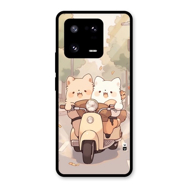 Cute Riders Glass Back Case for Xiaomi 13 Pro