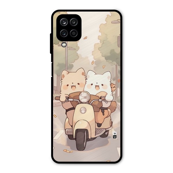 Cute Riders Metal Back Case for Galaxy A12