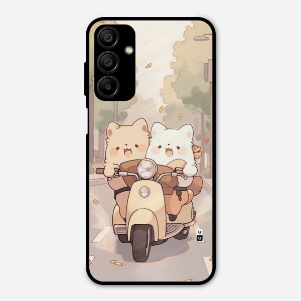 Cute Riders Metal Back Case for Galaxy A15 5G