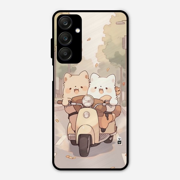 Cute Riders Metal Back Case for Galaxy A25 5G