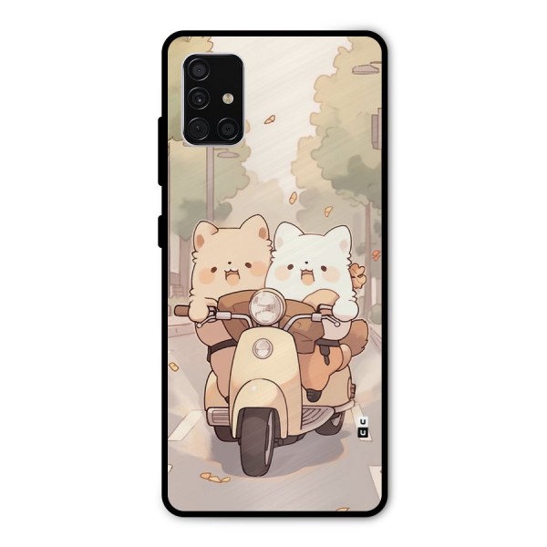 Cute Riders Metal Back Case for Galaxy A51