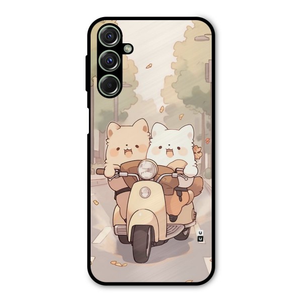 Cute Riders Metal Back Case for Galaxy F34