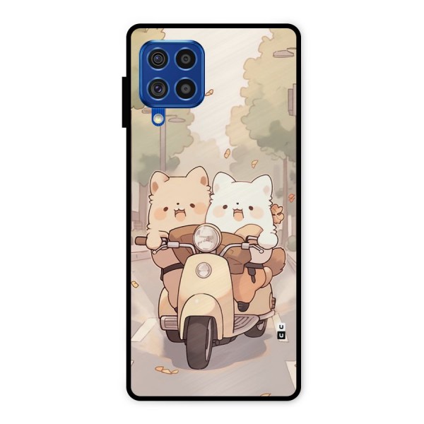 Cute Riders Metal Back Case for Galaxy F62