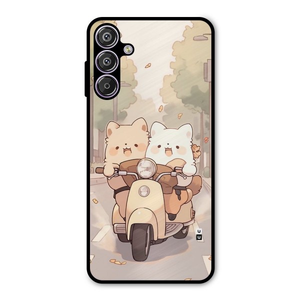 Cute Riders Metal Back Case for Galaxy M15