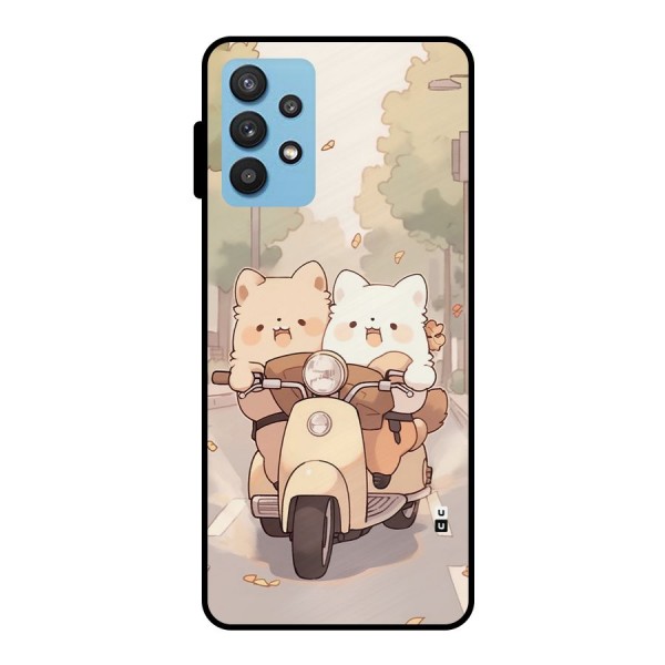 Cute Riders Metal Back Case for Galaxy M32 5G