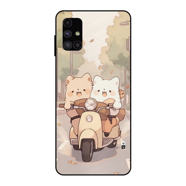 Cute Riders Metal Back Case for Galaxy M51