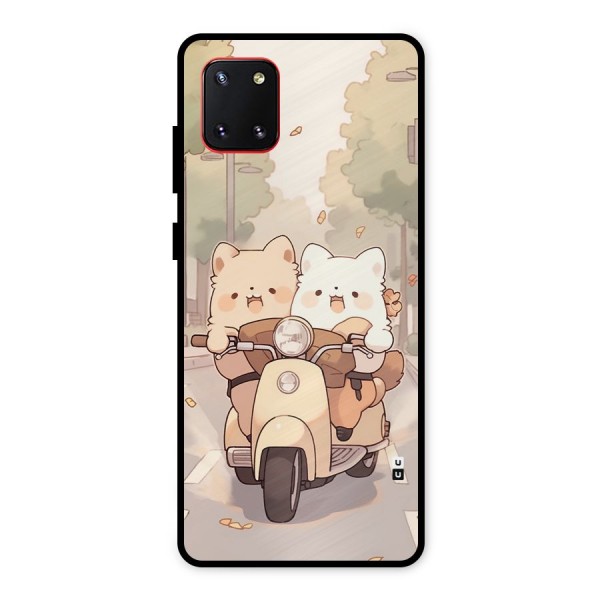 Cute Riders Metal Back Case for Galaxy Note 10 Lite