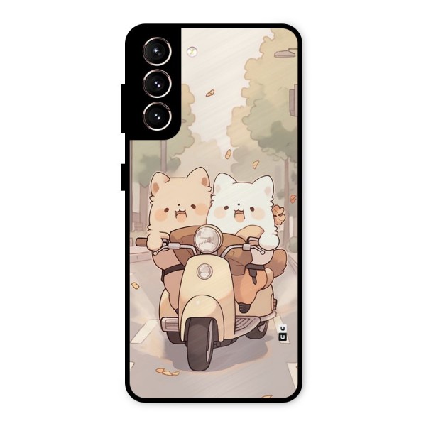 Cute Riders Metal Back Case for Galaxy S21 5G