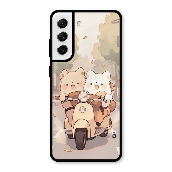 Cute Riders Metal Back Case for Galaxy S21 FE 5G