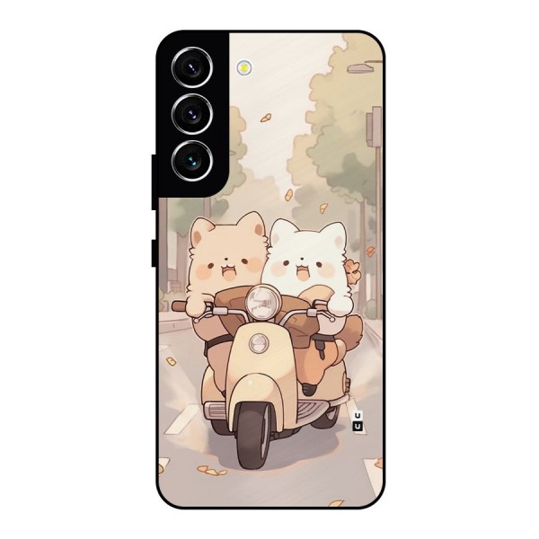 Cute Riders Metal Back Case for Galaxy S22 5G