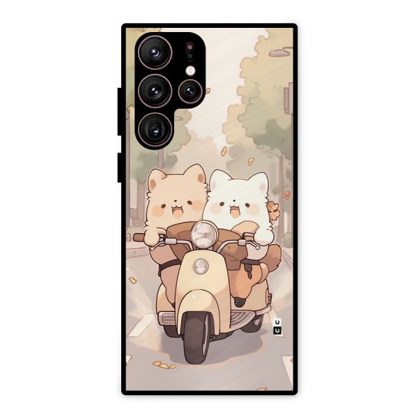 Cute Riders Metal Back Case for Galaxy S22 Ultra 5G