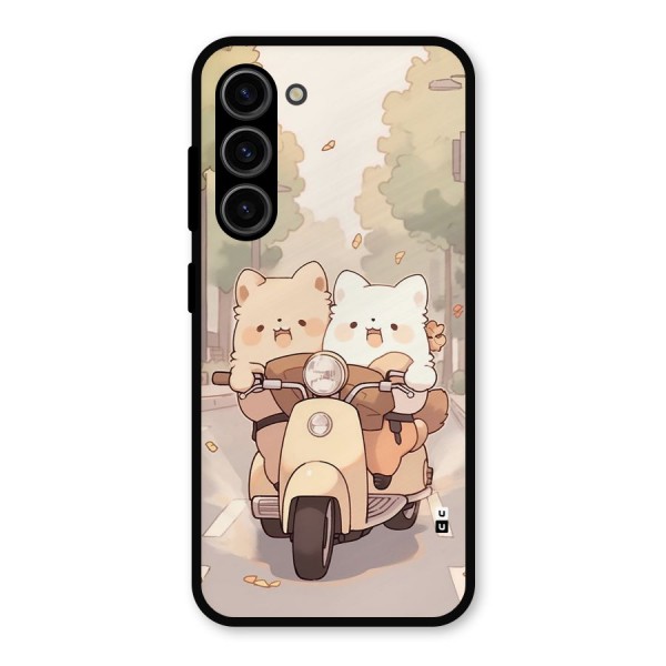 Cute Riders Metal Back Case for Galaxy S23