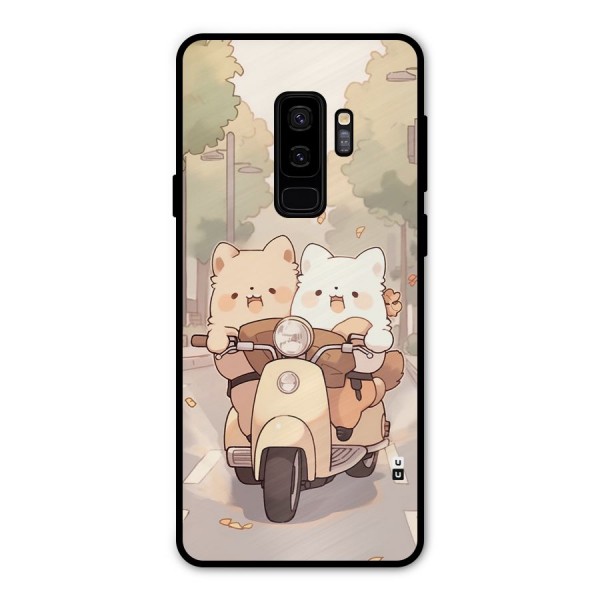 Cute Riders Metal Back Case for Galaxy S9 Plus