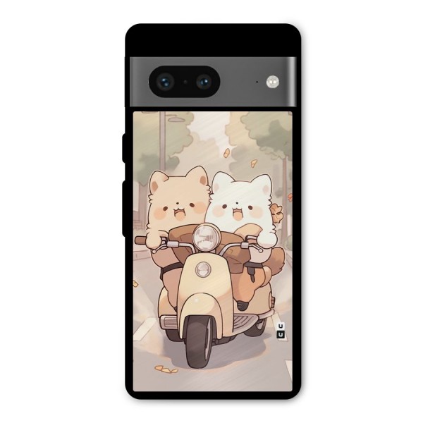 Cute Riders Metal Back Case for Google Pixel 7