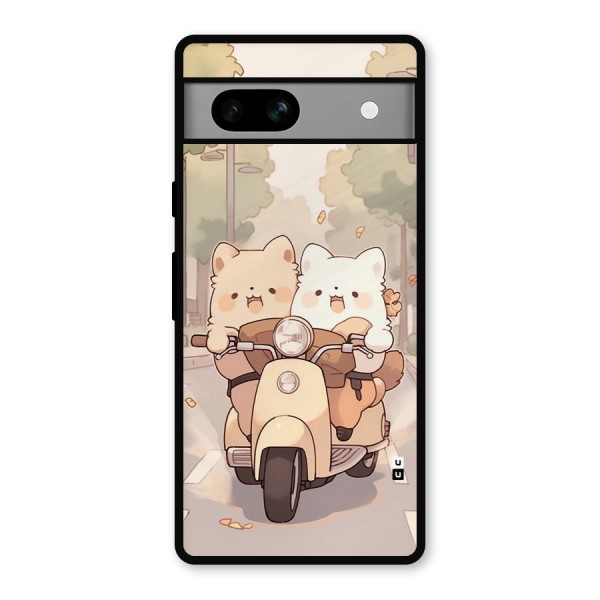 Cute Riders Metal Back Case for Google Pixel 7a