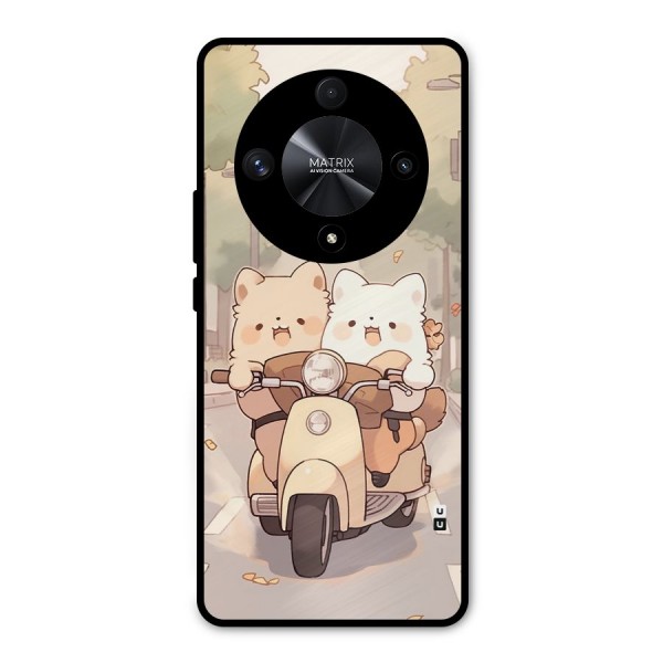 Cute Riders Metal Back Case for Honor X9b