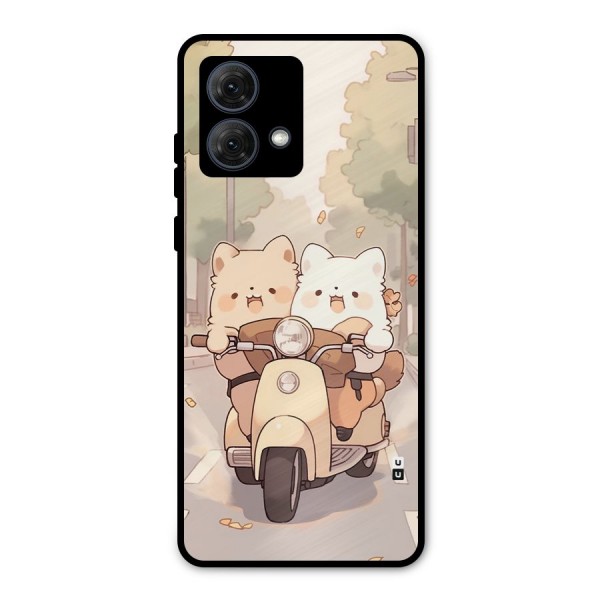 Cute Riders Metal Back Case for Moto G84