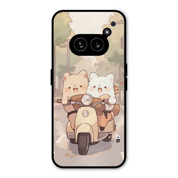 Cute Riders Metal Back Case for Nothing Phone 2a