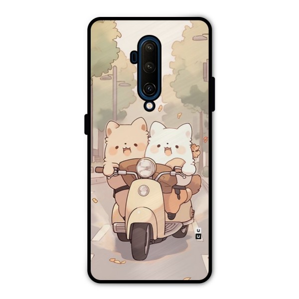 Cute Riders Metal Back Case for OnePlus 7T Pro