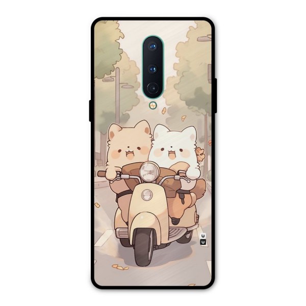 Cute Riders Metal Back Case for OnePlus 8