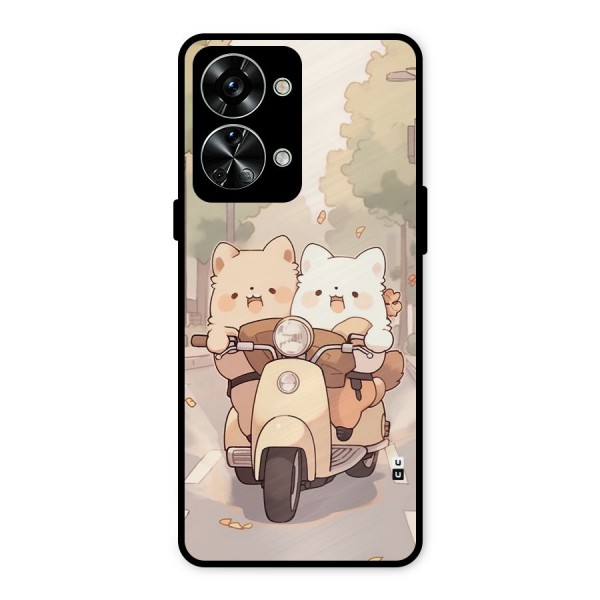 Cute Riders Metal Back Case for OnePlus Nord 2T