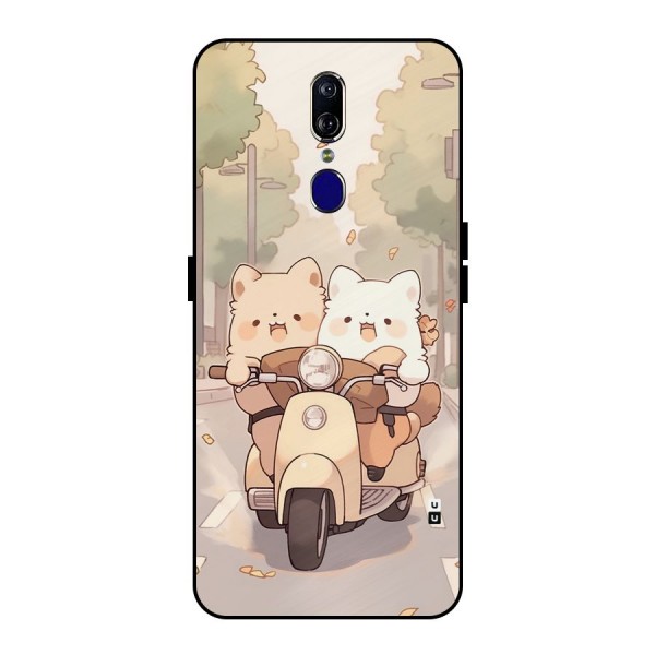 Cute Riders Metal Back Case for Oppo F11