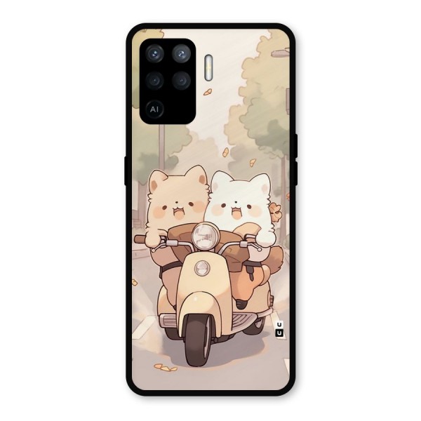 Cute Riders Metal Back Case for Oppo F19 Pro