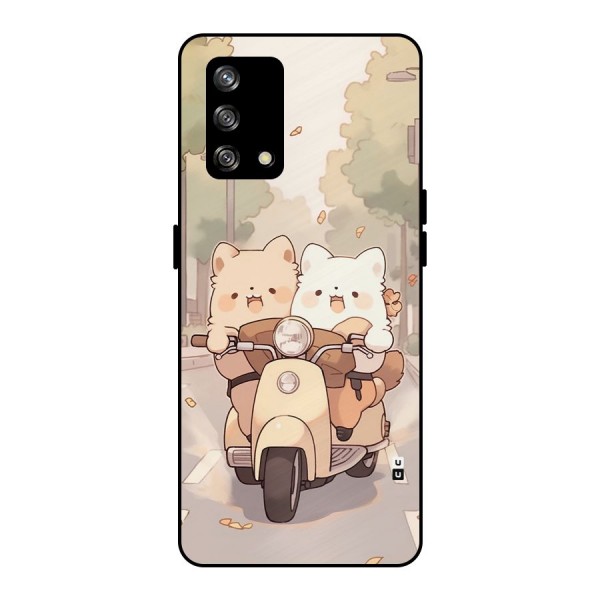 Cute Riders Metal Back Case for Oppo F19s