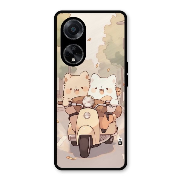 Cute Riders Metal Back Case for Oppo F23