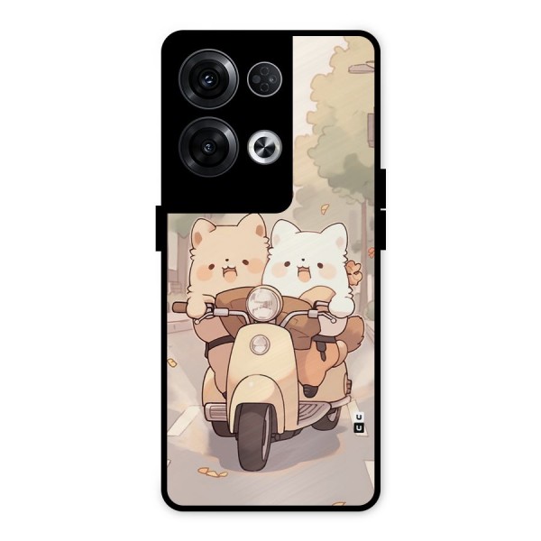 Cute Riders Metal Back Case for Oppo Reno8 Pro 5G