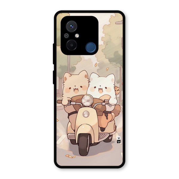 Cute Riders Metal Back Case for Poco C55