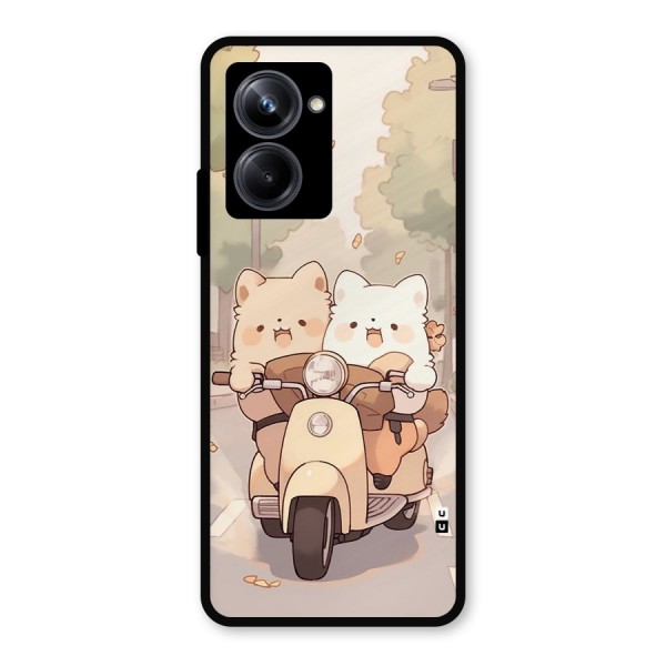 Cute Riders Metal Back Case for Realme 10 Pro