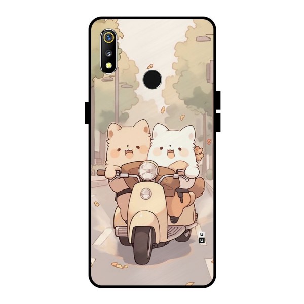 Cute Riders Metal Back Case for Realme 3