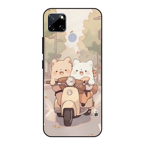 Cute Riders Metal Back Case for Realme Narzo 20