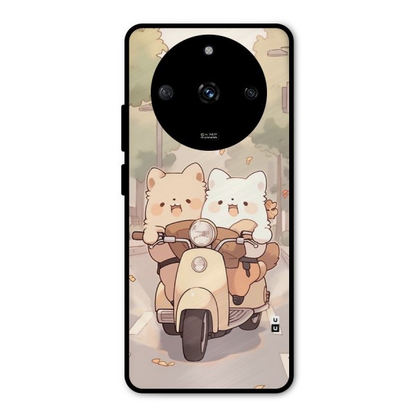 Cute Riders Metal Back Case for Realme Narzo 60 5G