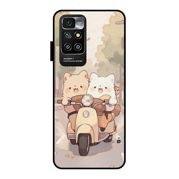 Cute Riders Metal Back Case for Redmi 10 Prime