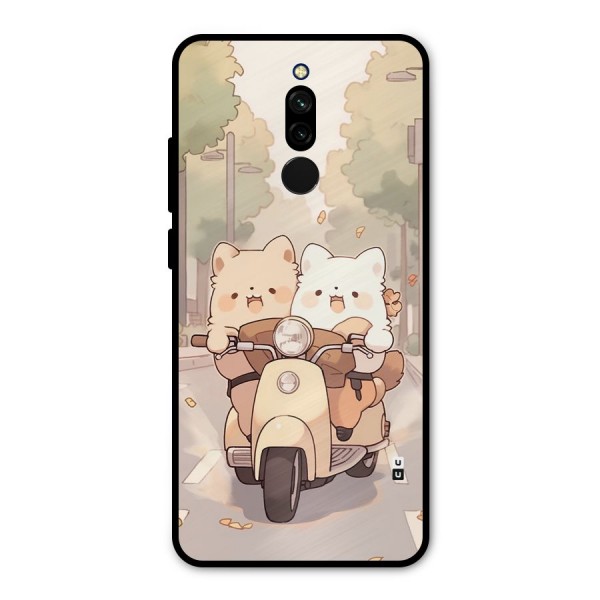 Cute Riders Metal Back Case for Redmi 8