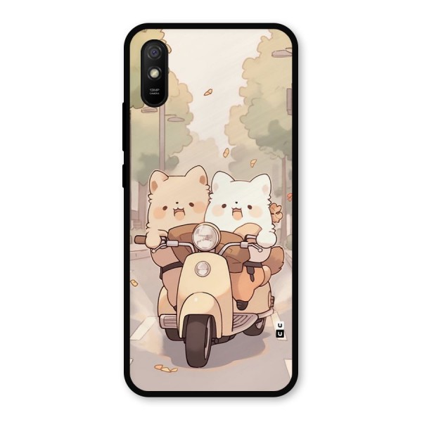 Cute Riders Metal Back Case for Redmi 9i