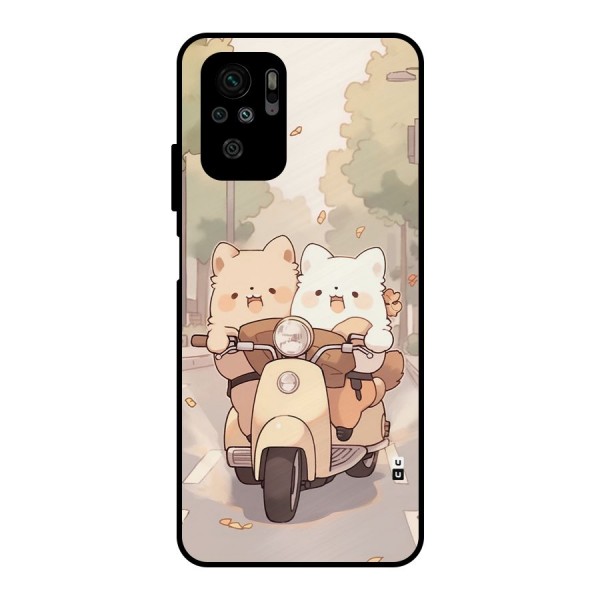 Cute Riders Metal Back Case for Redmi Note 10