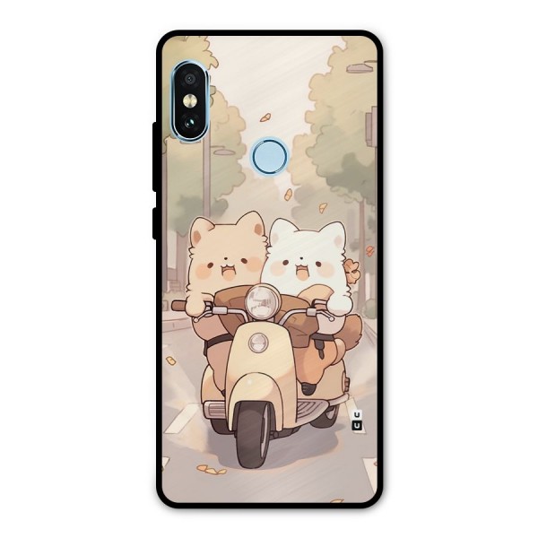 Cute Riders Metal Back Case for Redmi Note 5 Pro