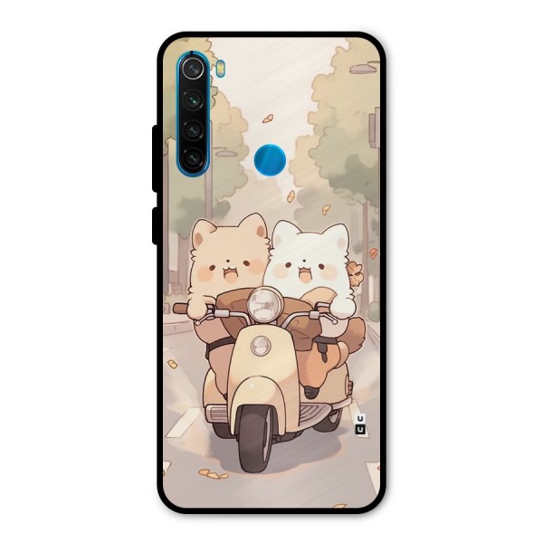 Cute Riders Metal Back Case for Redmi Note 8