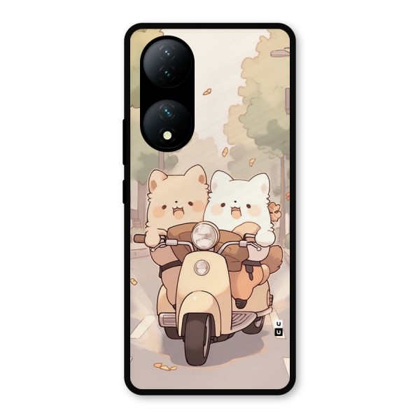 Cute Riders Metal Back Case for Vivo T2