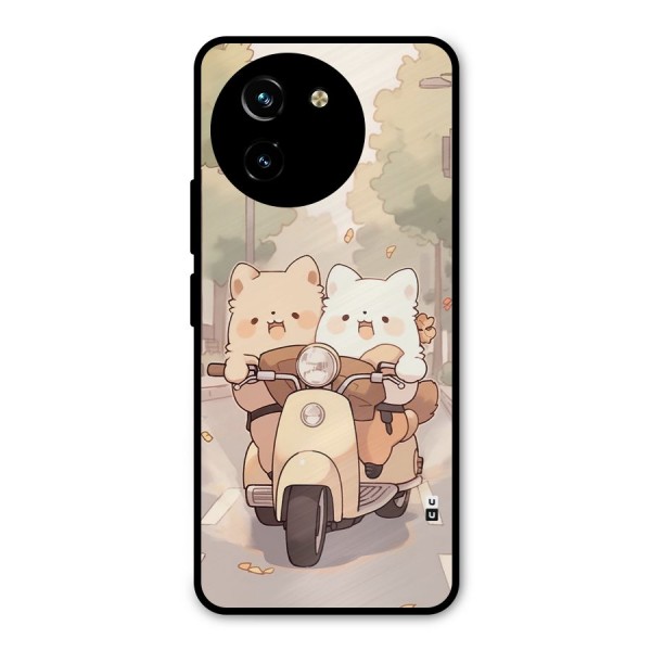 Cute Riders Metal Back Case for Vivo T3x