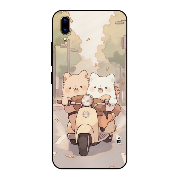 Cute Riders Metal Back Case for Vivo V11 Pro